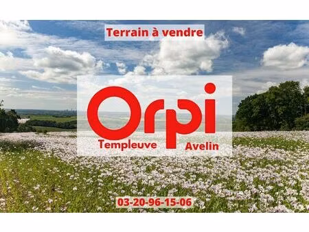 terrain templeuve m² t- à vendre  125 000 €