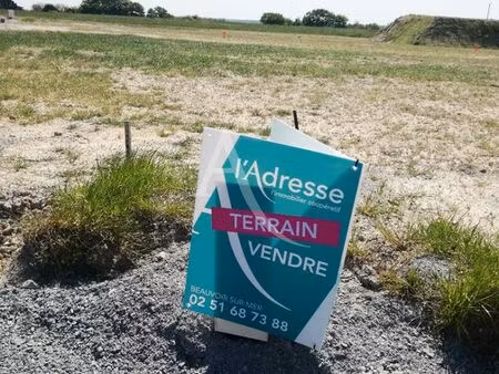 terrain 471 m² beauvoir sur mer