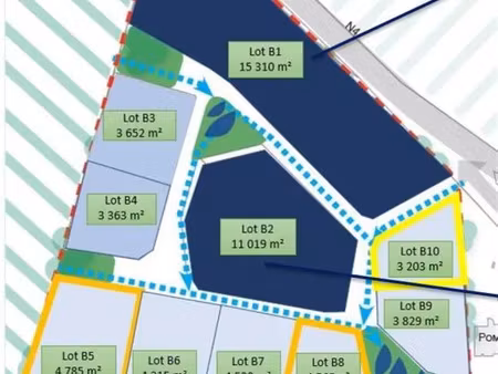 terrain à bâtir a vendre - plusieurs surfaces disponibles