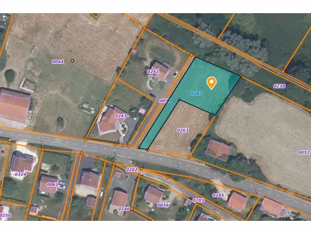 vente terrain 1311 m² à meroux-moval (90400)  78 000 €