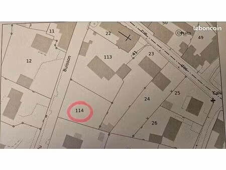 terrain 617 m² sainte-sabine-sur-longève