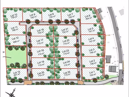 vente terrain 788 m² à saugnac-et-cambran (40180)  99 000 €
