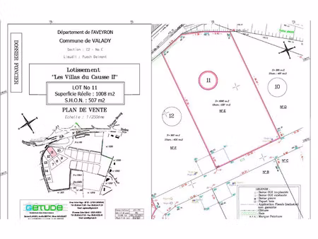 terrain valady m² t- à vendre  55 000 €