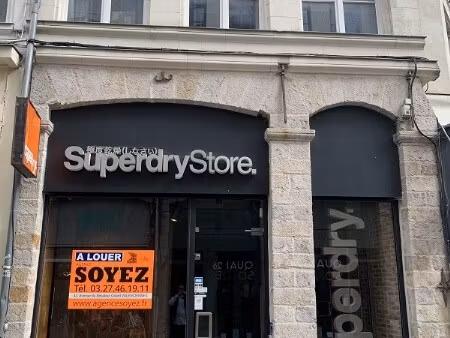 à louer fonds de commerce 80 m² – 2 300 € |valenciennes
