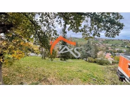 vente terrain 1700 m2 à sorbiers