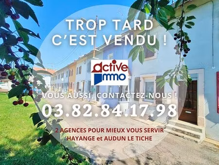 en vente maison 93 m² – 147 000 € |serémange-erzange