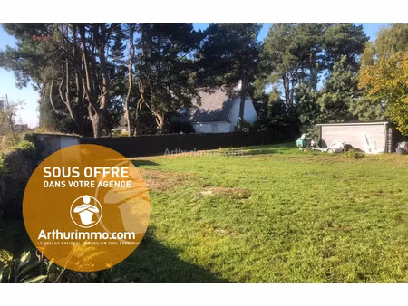 vente terrain 728 m2 à pluneret
