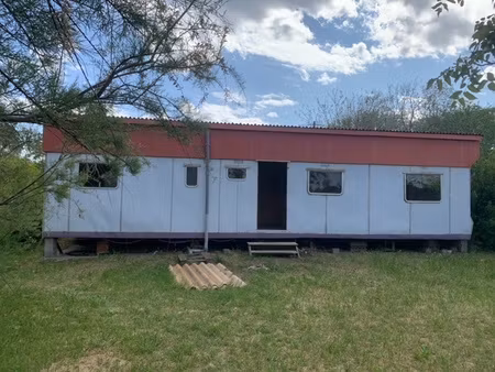 terrain de loisirs de 972m2 avec mobilhome + maison 2 pieces