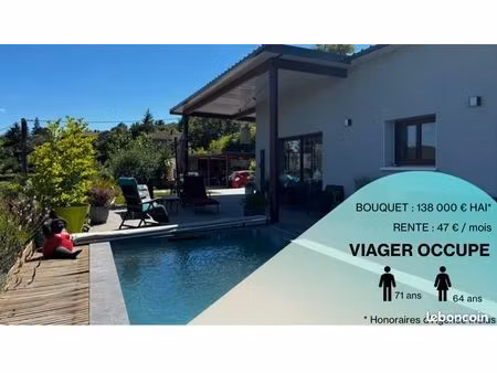 maison en viager 4 pièces 102 m²