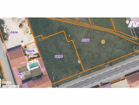 terrain 728 m² thibie