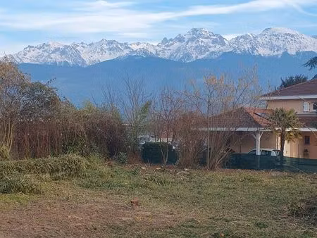 terrain 1000m² à montbonnot limite meylan