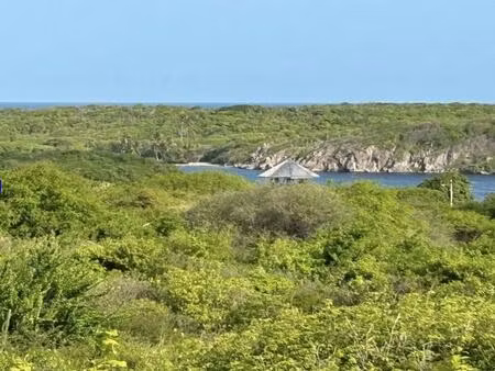 vente de terrain d'exception à cap chevalier  sainte-anne  martinique : une vue mer éterne