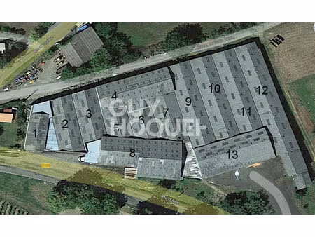 entrepôts 3200 m² avec quais de chargements proche aire sur l'adour