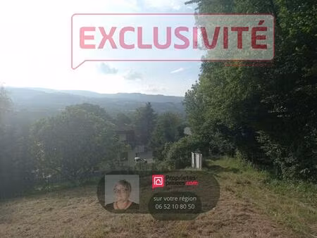 terrain 73410  entrelacs  1000 m2  vue ouest