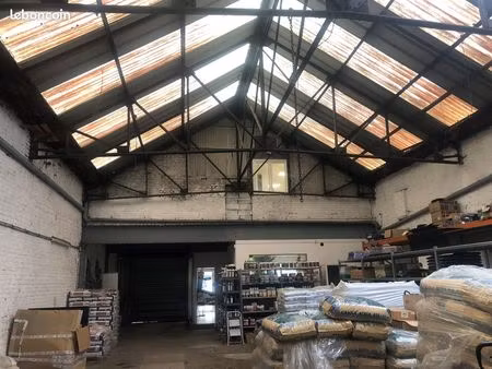 bureaux  entrepôt 113 m² roubaix