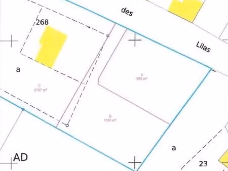 terrain à vendre - 965 m2 - thuret - 63 - auvergne