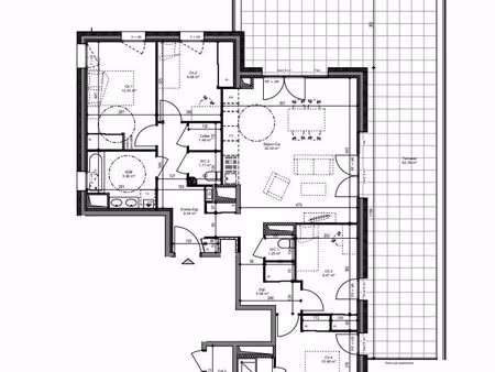 vente appartement 5 pièces 101 m² cognin (73160)