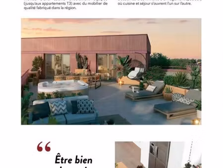 vente appartement 4 pièces 92 m² blagnac (31700)