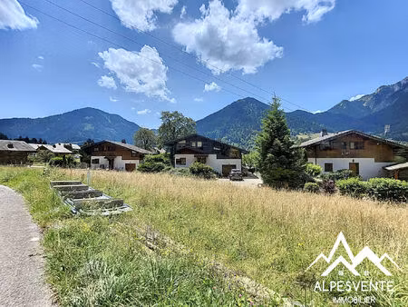 vente terrain 374 m² le biot (74430)