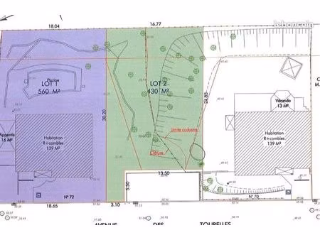 terrain 430 m2 à acheter secteur très recherché