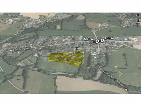 vente terrain au petit-fougeray (35320) : à vendre / 312m² le petit-fougeray