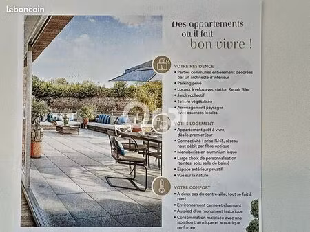 appartement 3 pièces 63 m²