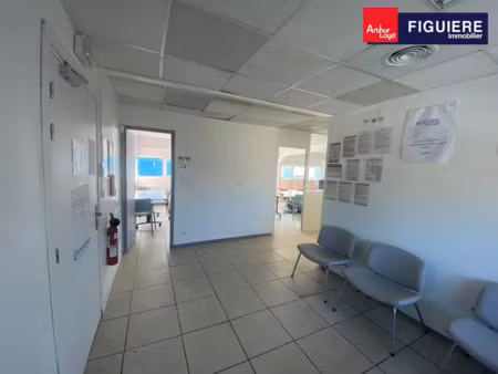 bureaux 300 m² divisibles à louer zone ecopolis martigues