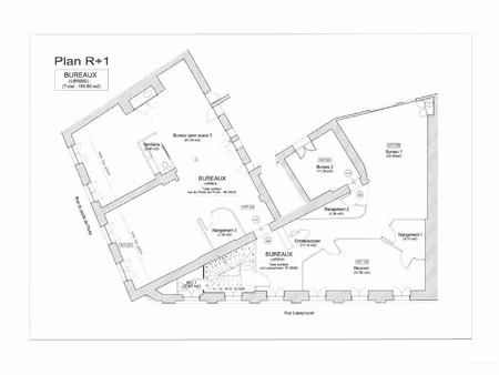 location bureau 6 pièces 185 m² à toulouse (31000)