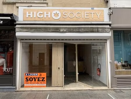 location commerce 40 m² à valenciennes (59300)