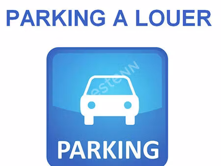 parking 2 places en enfilade