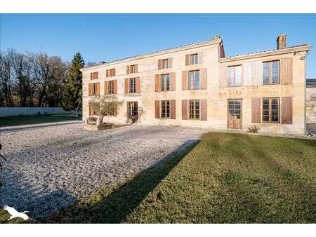 vente maison 11 pièces 465 m² authon-ébéon (17770)