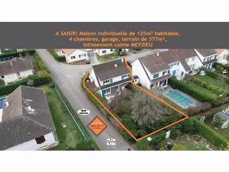 vente maison 7 pièces 125 m² meyzieu (69330)