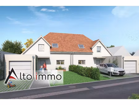 maisons neuves de 108m2 et 112m2 habitables avec beau jardi
