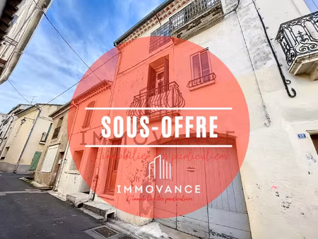 vente maison 3 pièces 61 m² fabrègues (34690)