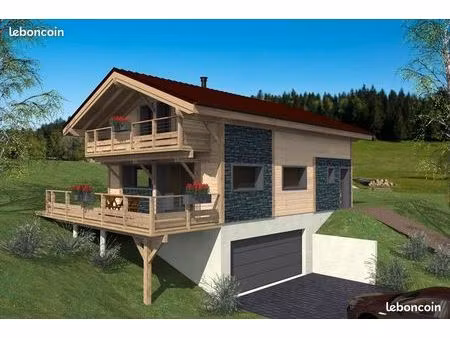 terrain + maison bois à bâtir - lamoura haut jura