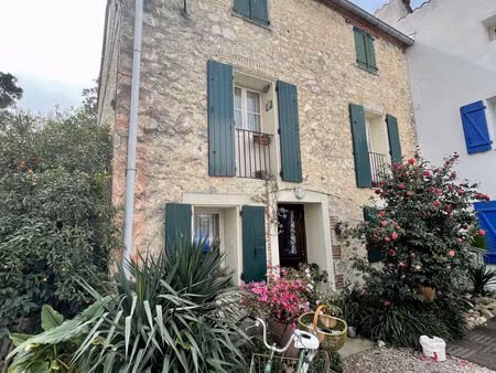 vente maison de village 6 pièces 240m2 saint-génis-des-fontaines 66740 - 85500 € - surface