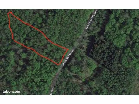 terrain de loisirs boisé de 1866 m2