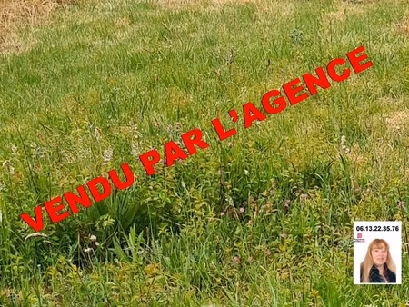 vendu par l'agence - blaru 78270 - terrain à bâtir plat de 567m2 non viabilisé - lot avant