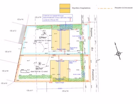 vente terrain 505 m² à gif-sur-yvette (91190)  340 000 €