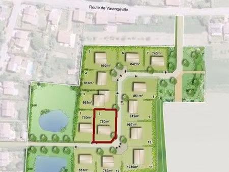 en vente terrain constructible 750 ares – 146 250 € |lenoncourt
