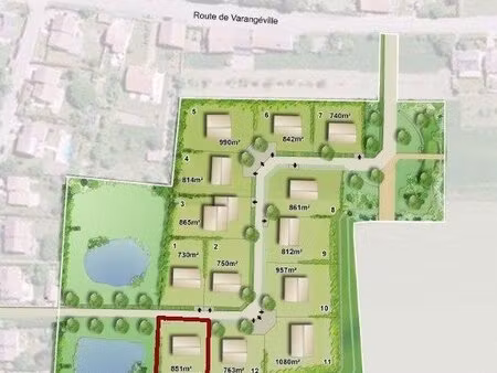 en vente terrain constructible 851 ares – 170 200 € |lenoncourt