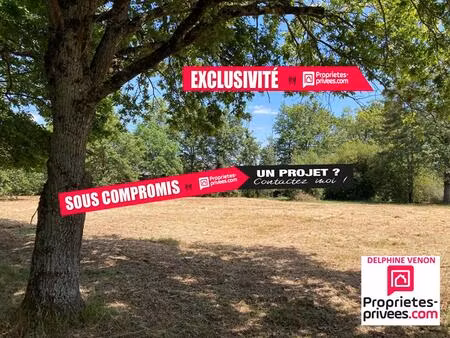 exclusivité - terrain constructible de 6974 m² à saint martin d abbat - belles possibilité