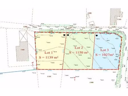 terrain fals m² t- à vendre  57 000 €