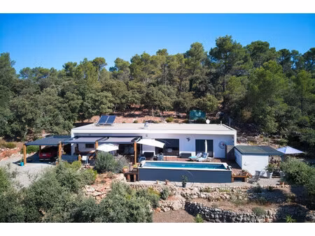 vente maison sillans la cascade  110m² 4 pièces 588 000€ avec piscine