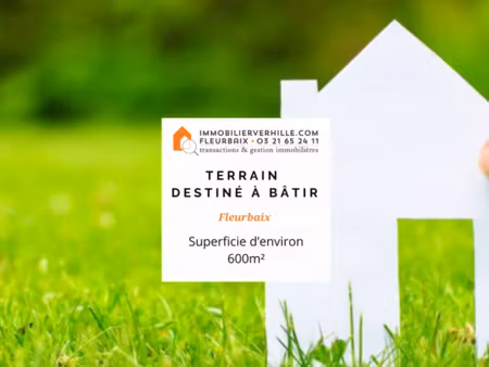 en vente terrain non constructible 602 m² – 138 000 € |fleurbaix
