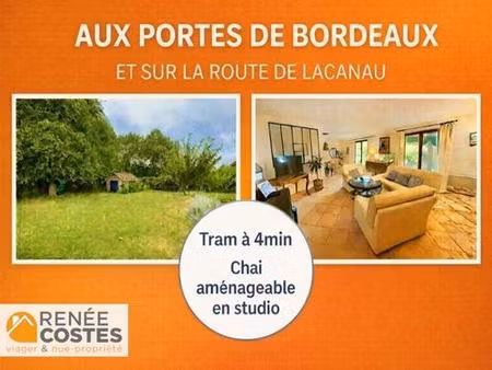 viager occupé - f79 ans - blanquefort (33290)