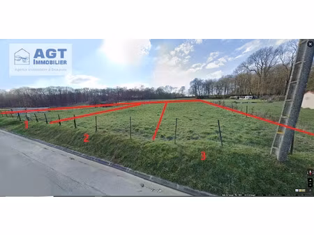 vente terrain 5500 m² à froissy (60480)  117 000 €