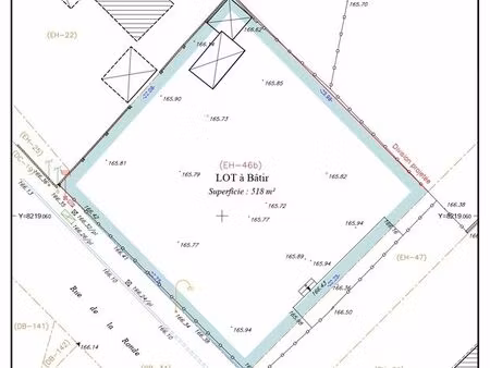 vente terrain 518 m² metz (57000)