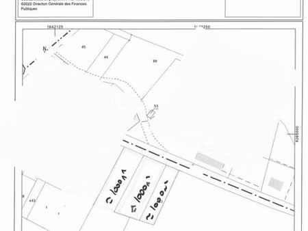 vente terrain 5500 m² froissy (60480)