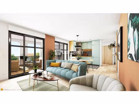 vente appartement 3 pièces 62m2 rochefort 17300 - 299500 € - surface privée